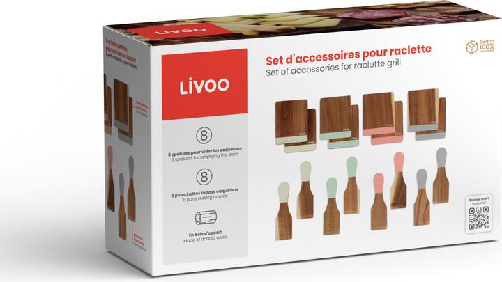 Produktbild Livoo Raclette zubehör-Set