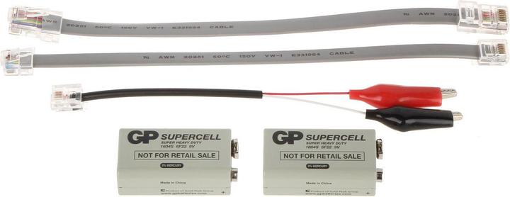Actual product image Uni-T WIRE PAIR DETECTOR WITH CABLE TESTER RJ-45 UT-682