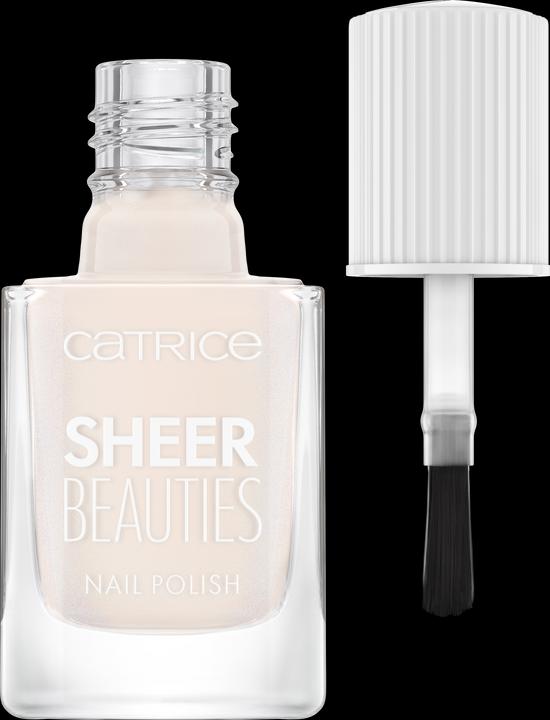 Actual product image Catrice Sheer Beauties Nail Polish (010 Milky Not Guilty, Colour paint)