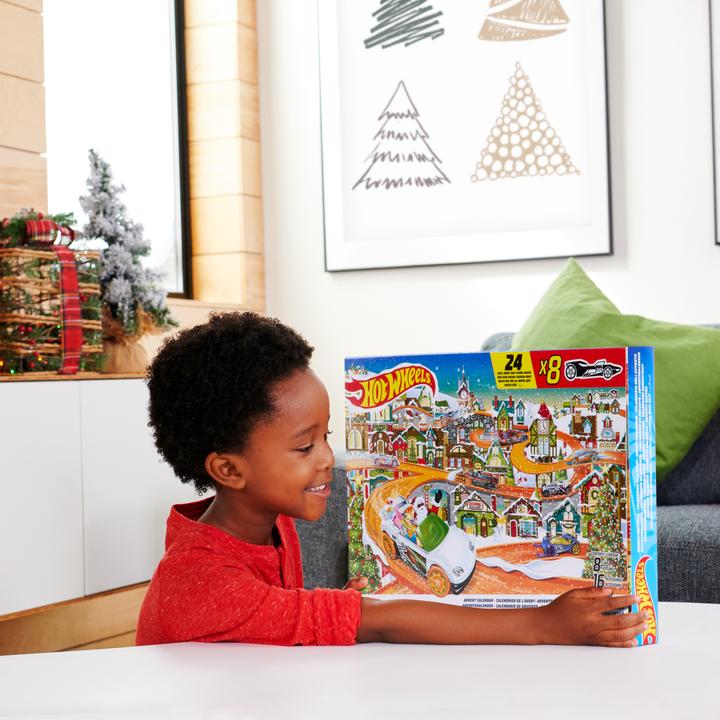 Actual product image Hot Wheels Advent calendar