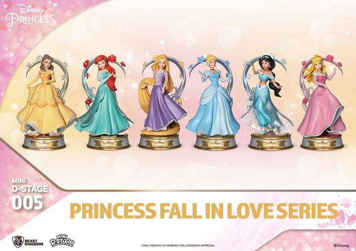 Actual product image Beast Kingdom Disney Mini Diorama Stage Statues Princess Fall In Love Series 12 cm Assortment (6)