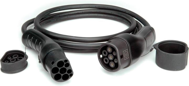 Image du produit Roline Câble de recharge pour voiture électrique Type2, triphasé (Type 2, 22 kW, 32 A, 5 m)