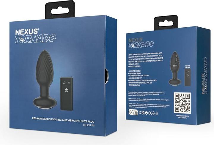 Image du produit Nexus Tornado Butt Plug - Moyen