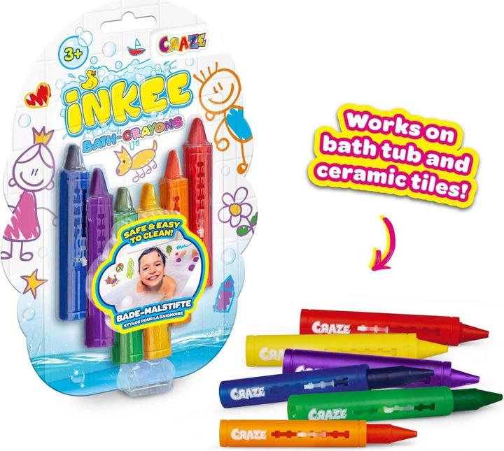 Produktbild Craze Badespass Inkee Bade-Malstifte