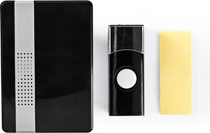 Actual product image Nedis Wireless doorbell set Mains power supply 220-240 V AC 50 Hz 1x CR2032 Volume: 80 dB S (Funk)