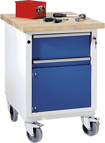 Image du produit Anke Établi compact, l x p 605 x 650 mm, 1 tiroir, 1 armoire, mobile. (60.50 cm, 65 cm)