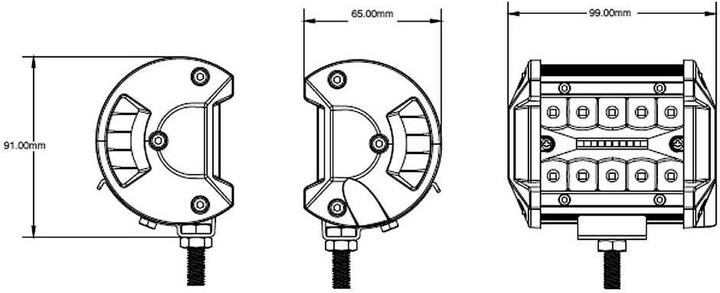 Actual product image Berger & Schröter LED worklight 60 W (5400 lm)