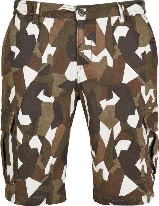 Immagine prodotto Urban Classics Pantaloncini Cargo in twill stretch mimetico geometrico (30)