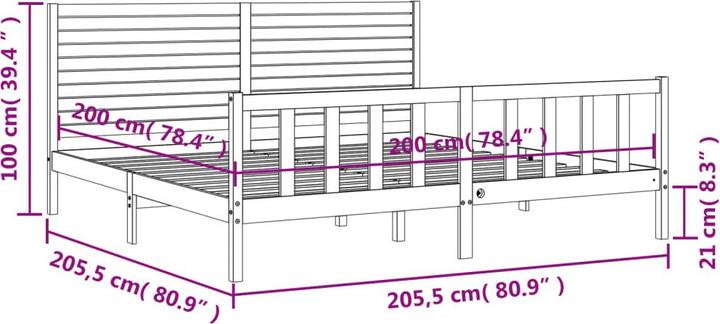 Produktbild VidaXL Oscar (200 x 200 cm)
