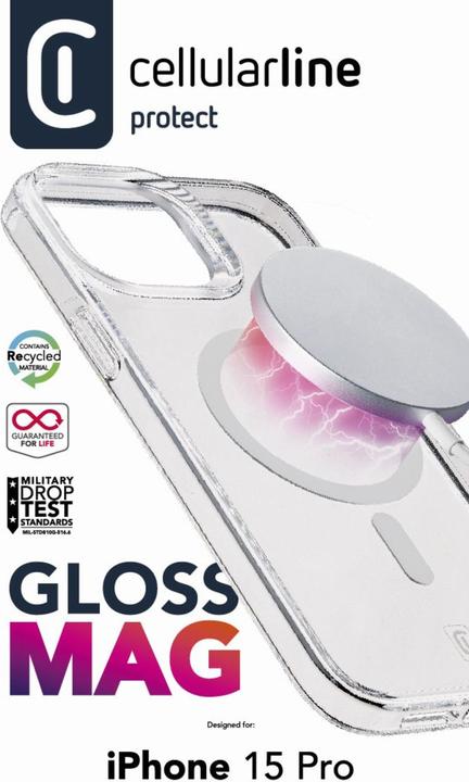 Actual product image Cellularline Gloss Mag (Apple iPhone 15 Pro)