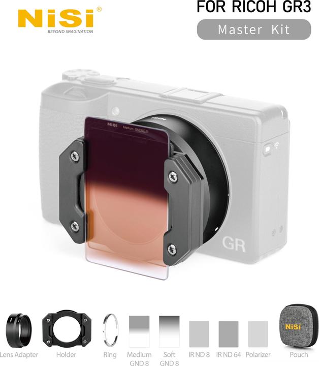 Actual product image Nisi Master Kit for RICOH GR III (49 mm, Neutral density filter, 49 mm)
