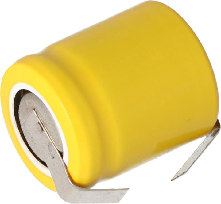 Image du produit AccuCell N-150AA Mignon rechargeable NiCd 1/3 AA avec cosse à souder en forme de U, P-11AAH (1 pcs, AA, 150 mAh)