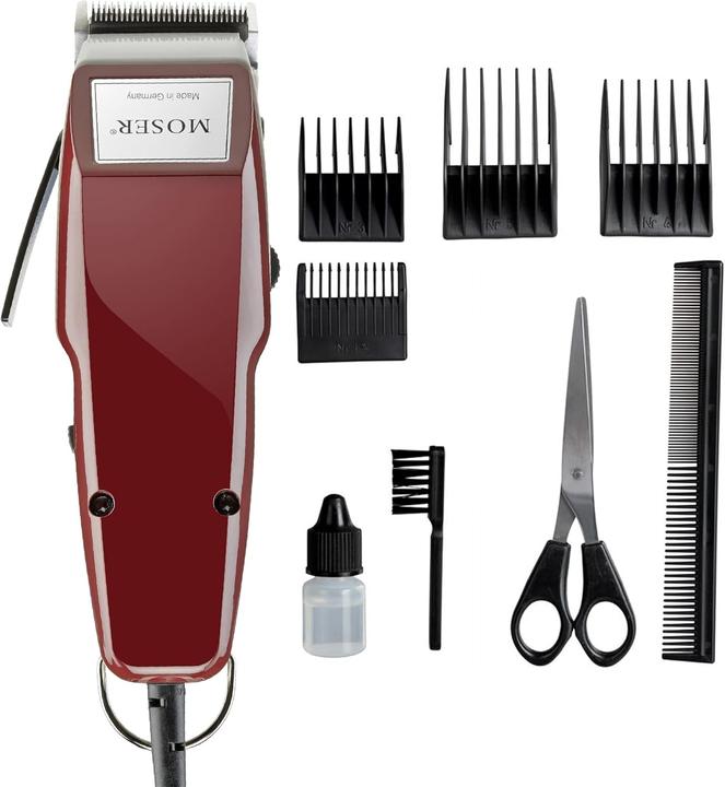 Actual product image Moser Hundeschermaschinen-Set Silver Type 1400 (Dog, Cat)