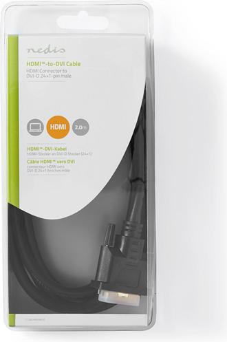 Produktbild Nedis Kabel HDMI-DVI Anschluss HDMI I - DVI-D Stecker 24+1 P (2 m, HDMI)