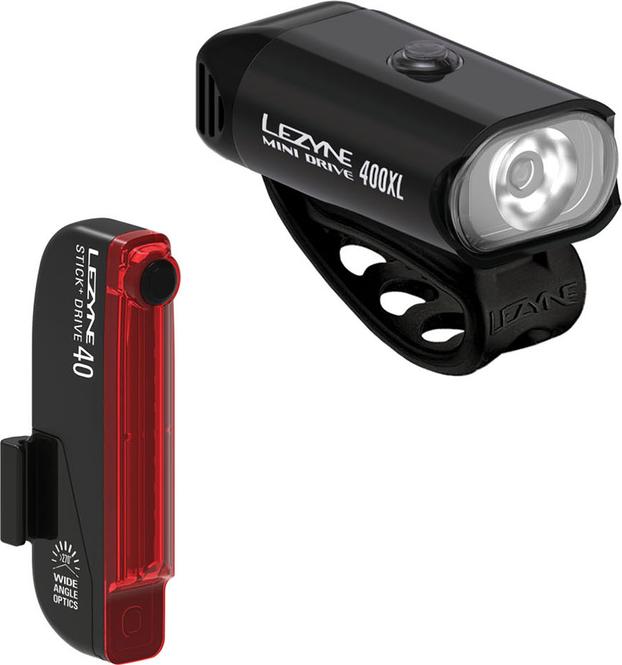 Image du produit Lezyne Mini Drive 400XL / Stick+ Drive Pair (400 lm, 40 lm)