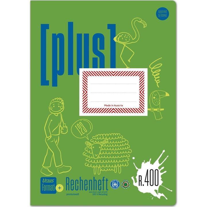 Produktbild Ursus Lernheft Plus R.400, A4, Kariert, Blau (A4, Kariert, Weicher Einband)