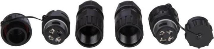 Produktbild Velleman 4-POL. STECKVERBINDER - WASSERDICHT IP68 - 16 A 230 V (1 Set)