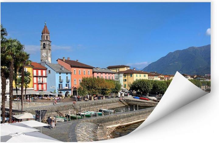 Produktbild Trenddeko Hafenpromenade am Lago Maggiore (30 x 20 cm)