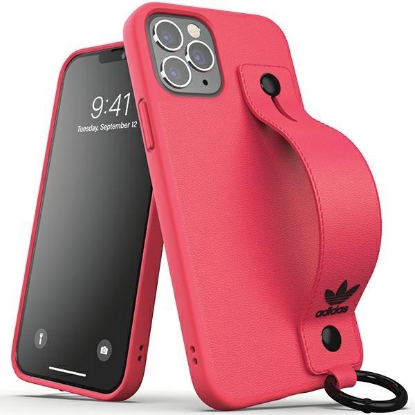 Produktbild adidas OR Hand Strap Case iPhone 12/12 Pro 6,1" różowy/pink 42397 (Apple iPhone 12)