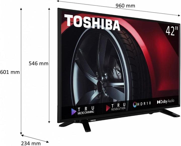 Actual product image Toshiba 42L2163DG (42", LED, Full HD)