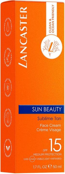 Image du produit Lancaster Face Cream Sun Protection Factor 15 (Crème solaire visage, SPF 15, 50 ml, 71 g)
