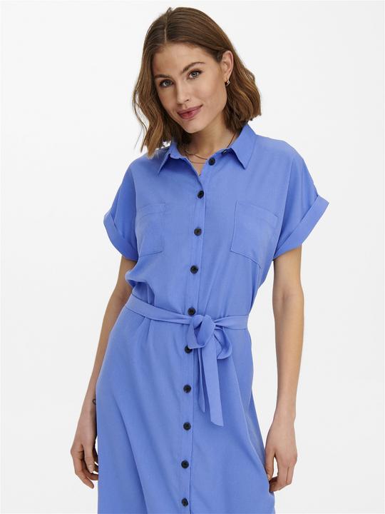 Image du produit Only Robe chemisier avec ceinture à nouer (40)