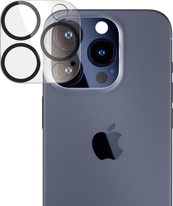 PanzerGlass Camera Lens Protector (1 Stück, Apple iPhone 15 Pro, Apple iPhone 15 Pro Max)