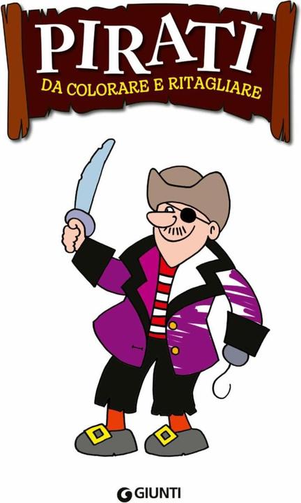 Pirates to colour and cut out