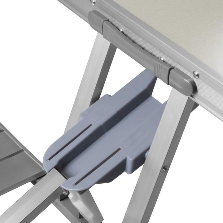Image du produit Stahlwerk Table de camping avec chaises Set de table pliante en aluminium
