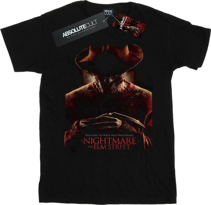 Actual product image Absolute Cult Mens Weclome To Your New Nightmare T-Shirt (XXL)
