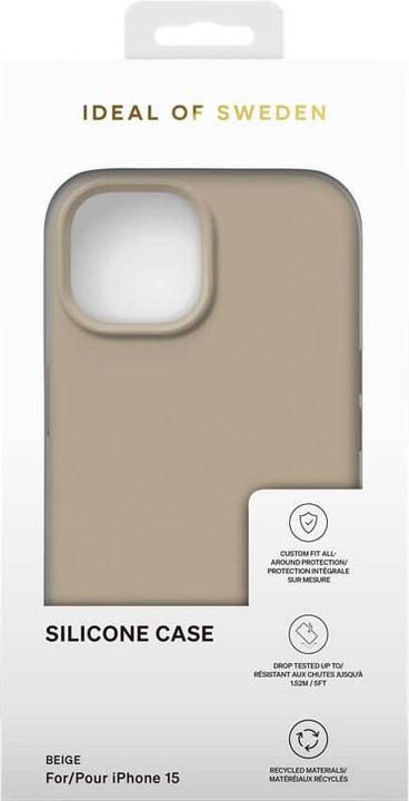 Immagine prodotto iDeal Of Sweden Cover in silicone di design Beige (Apple iPhone 15)