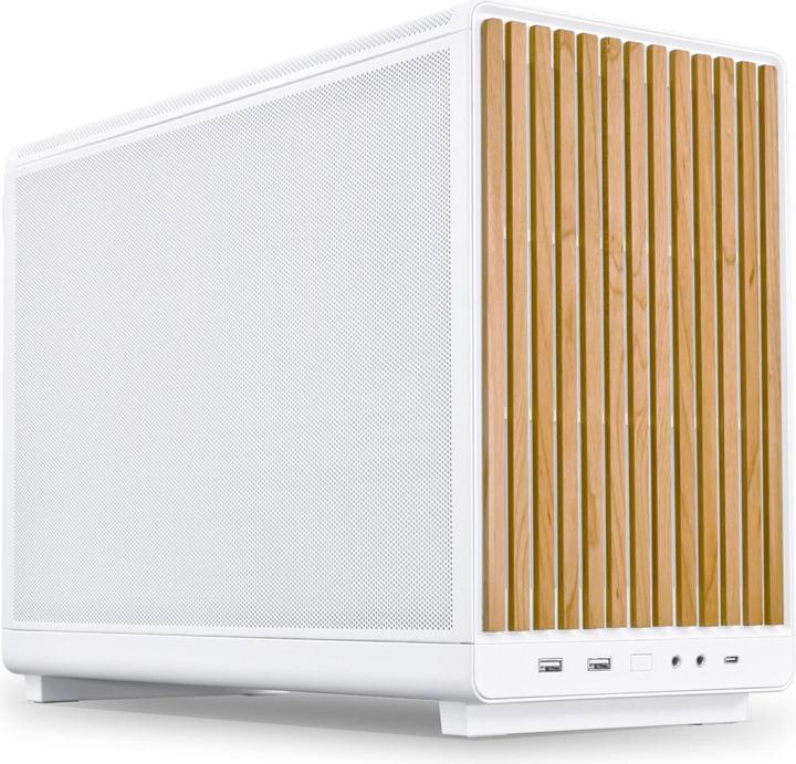 Lian-Li DAN Cases A3-mATX Wood Edition PC-Gehäuse, Micro-ATX - Buche, weiss (mATX, Mini-ITX)