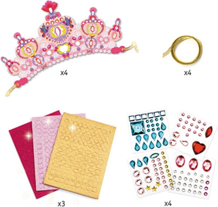 Produktbild Djeco Mosaik Diademe Prinzessin