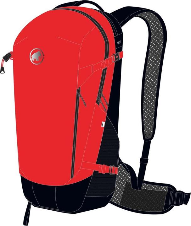 mammut red, Black