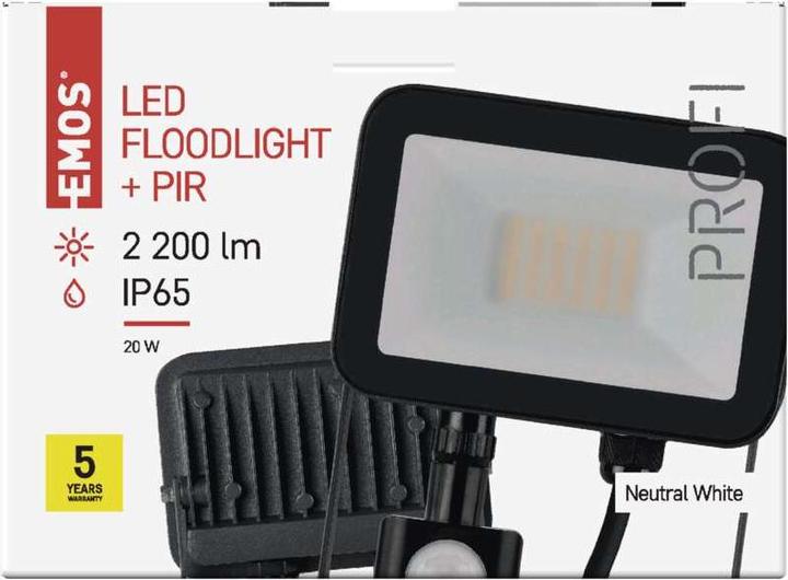 Image du produit Emos Projecteur Profi 20 W 2200lm AC 220V - 240V (2200 lm, IP65)