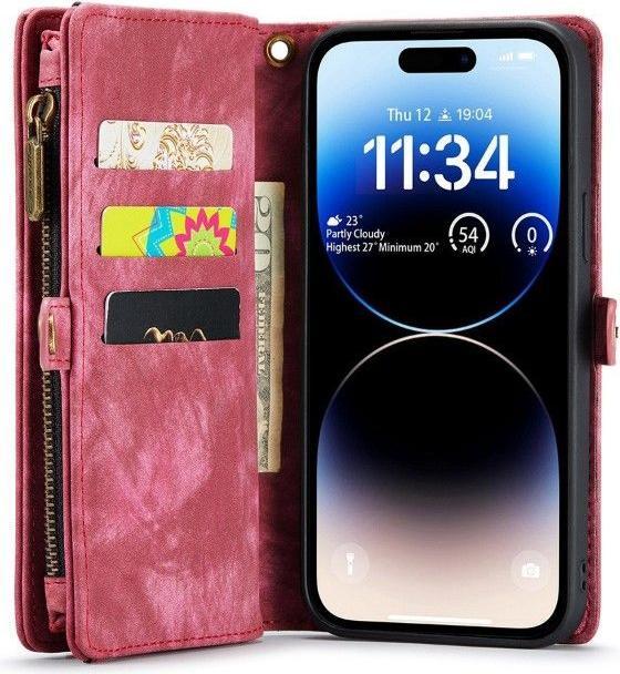 Produktbild Caseme Leder Portemonnaie mit Plastik Hülle (Apple iPhone 12, Apple iPhone 12 Pro)
