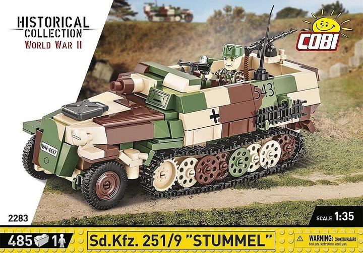 Actual product image Cobi Sd.Kfz.251/9 'Stub' / 484 pcs
