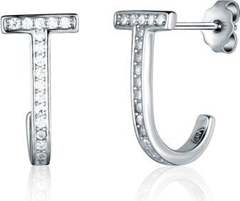 JVD - Original silver earrings with zircons SVLE2484XE9BI00