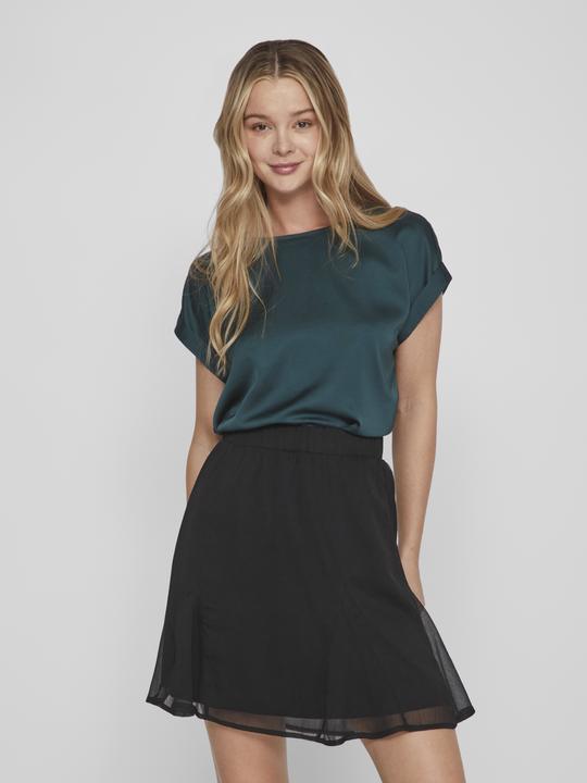 Actual product image Vila Round neckline top with short sleeves (42)