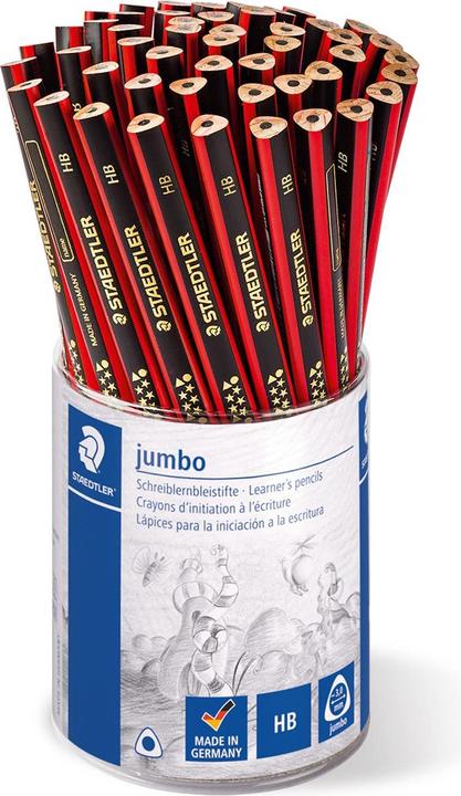 Immagine prodotto Staedtler jumbo 1285 Espositore da banco per imparare a scrivere, 50 matite per imparare a scrivere, HB (HB, 1 x)