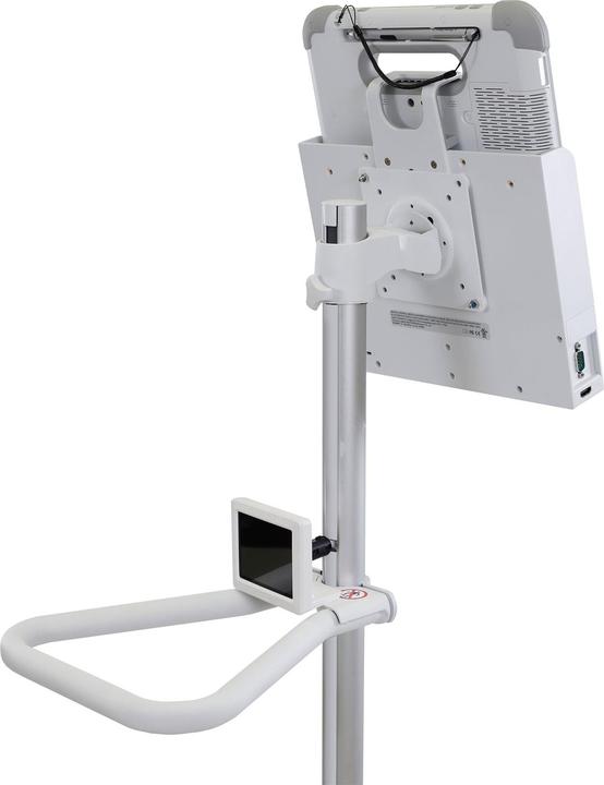Produktbild Ergotron Pole Cart - Wagen für LCD-Display/Tablet - hochweiss - Bildschirmgrösse: bis zu 61