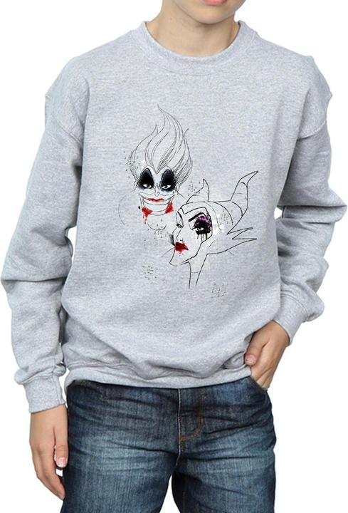 Actual product image Disney Boys Villains Wicked Women Sweatshirt (140, 146)