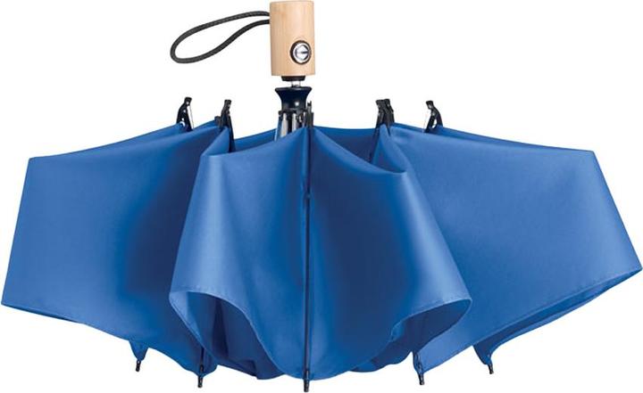 Produktbild MidOcean Leeds Bambus 190T Faltbarer Regenschirm