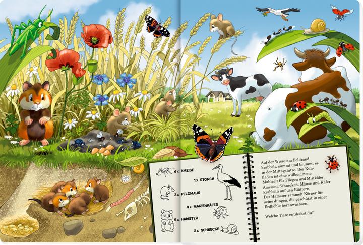 Produktbild Mein riesengrosses WimmelSuchBuch: Tiere über und unter der Erde (Deutsch, AntjeFlad, 2024)
