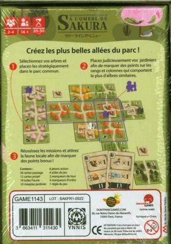 Image du produit Don't Panic Games A l' Ombre du Sakura - Français (Français)