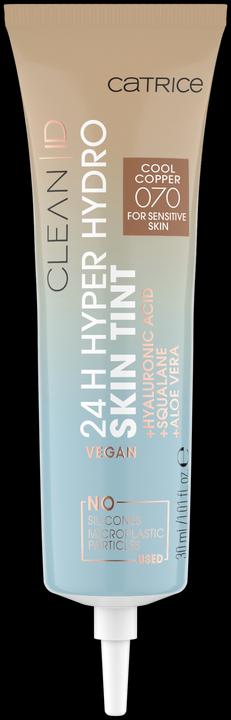Actual product image Catrice BB Cream Clean ID 24H Hyper Hydro 060 Neutral Chestnut (070 Cool Copper)