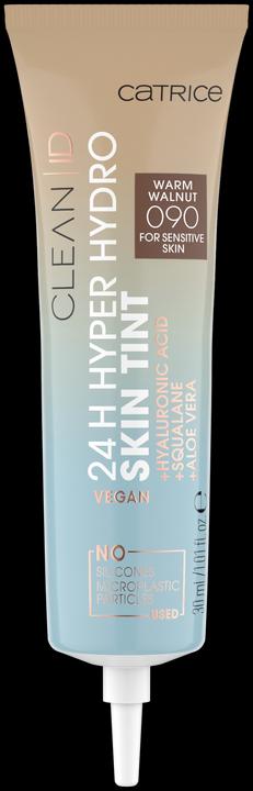 Actual product image Catrice BB Cream Clean ID 24H Hyper Hydro 060 Neutral Chestnut (090 Warm Walnut)