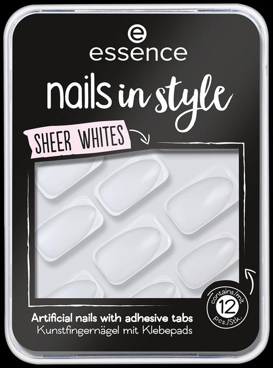 Produktbild essence nails in style (Kunstnägel, Weiss, Transparent)