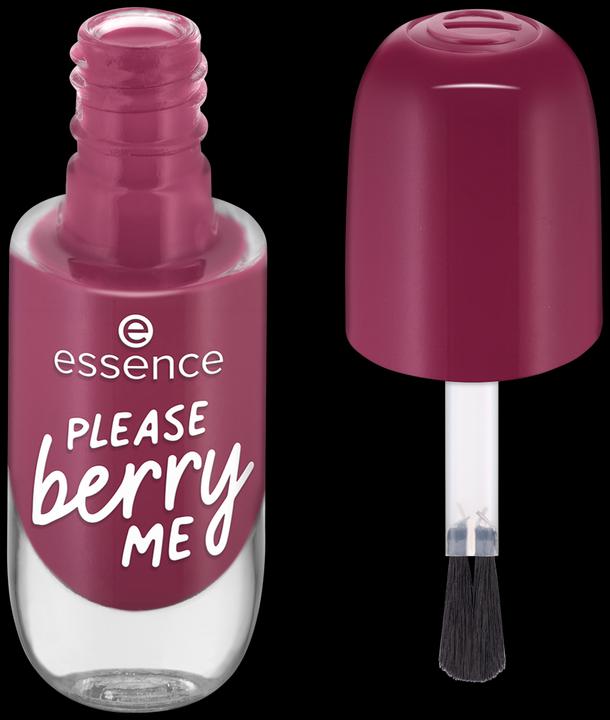 Actual product image essence Nail polish Gel Nail 20 PLEASE berry ME (20 PLEASE berry ME, Colour paint)