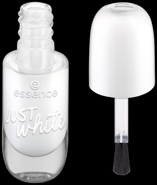 Produktbild essence gel nail (33 JUST white, Gel-Effekt Nagellack)